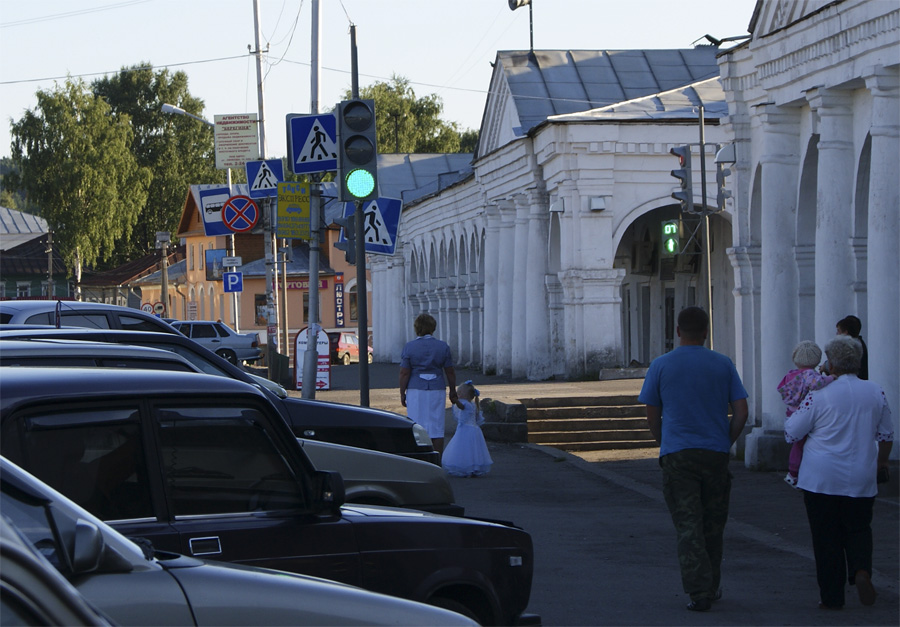 Светофор в центре Галича